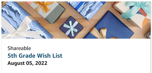Amazon Wish List